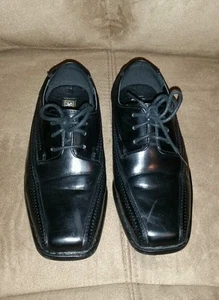 Stacy Adams youth boys black leather dress shoe - Picture 1 of 5