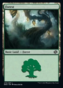 Forest (276) x1 1x FOIL The Brothers' War NM MTG - Picture 1 of 1