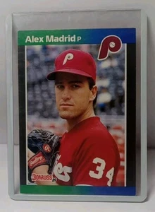 1989 Donruss Alex Madrid ERROR #604 Baseball Card (No Period) - Picture 1 of 3