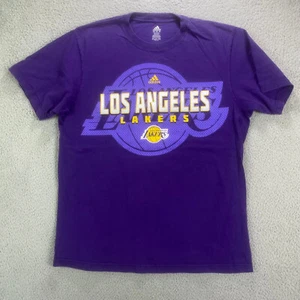 Camiseta Adidas de Los Angeles Lakers para mujer extra grande púrpura NBA baloncesto deportes - Imagen 1 de 15