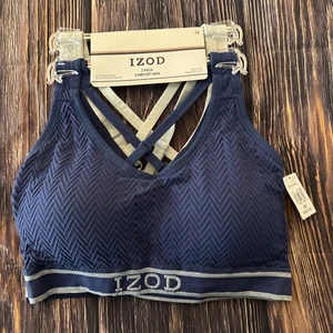 IZOD Womens 2 Pack Seamless Comfort Bra Plus Size 2X Solid Color Removable Pads - Picture 1 of 10