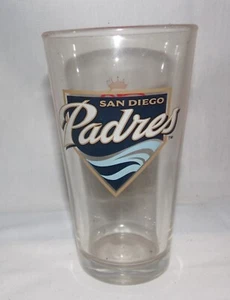 MLB BUDWEISER SAN DIEGO PADRES 1 PINT BEER GLASS - Picture 1 of 2
