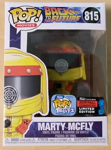 Funko Pop: Regreso al Futuro - Marty McFly #815 2019 NYCC con Protector Envío Rápido - Imagen 1 de 7