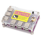 24 Pin Atx Power Supply Board Acrylic Case Kit Led Display 12 Ports Usb 2.0
