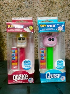 Funko POP! Pez - Ad Icons Quake and Quisp Set of 2 Limited Edition Funko Shop - Picture 1 of 10