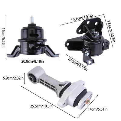 3PC Engine Motor & Trans Mount Set Fit For 2012-2013 Kia Soul 1.6L 2.0L For - Image 1 of 4