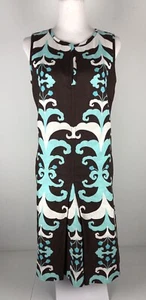 Vestido Tory Burch para mujer 8 100 % lino túnica multicolor - Imagen 1 de 10