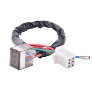 Indicatore di marcia digitale LED display moto leva cambio sensore luce rossa - Foto 1 di 5