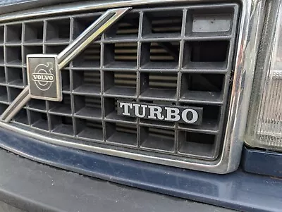 "Turbo" Emblem for Volvo 940, 740 For the turbo grille. - Image 1 of 4