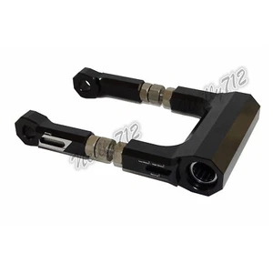 Rear Adjustable Lowering Linkage Link Kit Black For BMW S1000R K47 S1000RR 09-14 - Picture 1 of 8