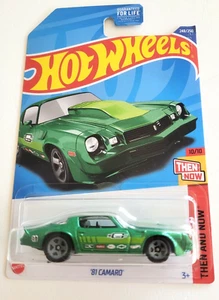 Hot Wheels '81 Camaro #248 Green 248/250 10/10 2022 Then and Now - Picture 1 of 2