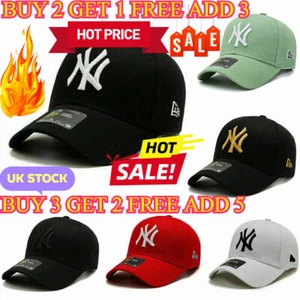 NEW-Unisex New York NY Yankees Baseball Men Women Hat Sport Snapback Cap Cotton - Picture 1 of 36