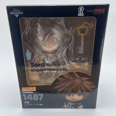 Nendoroid Sora Kingdom Hearts II Ver. Figura #1487 Good Smile Company Japón Foto 1 de 4