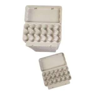 500 X Grey Quail Egg Cartons For 18 Eggs - Picture 1 of 9