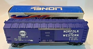 LIONEL 6-92 05 NORFOLK AND WESTERN N&W Box OB Royal Blue - Picture 1 of 8