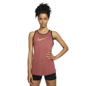 Nike Dry Tank Women’s Fitness Training Gym. Cedar.   CI7456-661. - Picture 1 of 5