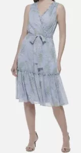 NWT Women’s Tommy Hilfiger Casual Sleeveless Wrap Dresses Multicolor Size 12 - Picture 1 of 3