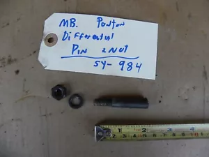 Mercedes Benz Ponton W121 W120 W105 W180 W128 Differential Key for Pin ...SY-984 - Foto 1 di 5