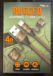 Câble Apple vers USB "Robuste" Gabba Goods (GG-RG4L-ORG) - Photo 1/7