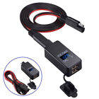 Motorcycle USB Charger Waterproof SAE to Dual USB Cable Adapter Phone GPS Tablet Only $13.99 on eBay
