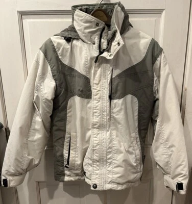 Abrigo de invierno deportivo CB para hombre talla pequeña gris esquí/snowboard Foto 1 de 4