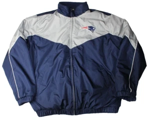 G-III NFL New England Patriots Wende Fleece Jacke blau/grau Gr. XL - Bild 1 von 5