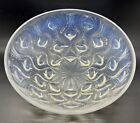 Ren Lalique,  Bowl, Bubles No 2, Art Deco Opalescent Glass, Glow 365 Manganese