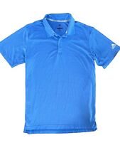 Adidas Golf Stripe UPF 50 GOLF Polo Shirt Blue Navy ADVS20R766 Mens SMALL