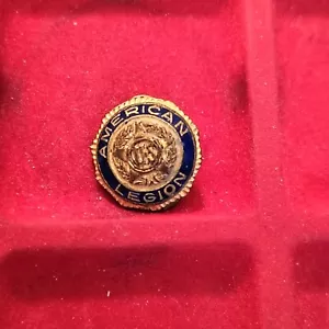 AMERICAN LEGION VECCHIO DISTINTIVO SMALTI CON PIEDINO ROVINATO #MD228 - Imagen 1 de 2