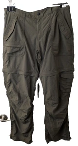Eastern Mountain Sport, Pantalones cargo conversión para mujer, verde, talla 34x34/10 T - Imagen 1 de 4