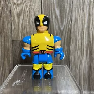 Mega Bloks Marvel X-Men WOLVERINE 3.5" Action Figure Yellow Blue - Picture 1 of 5