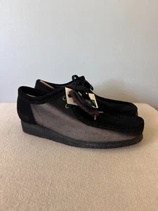 JiyongKim Clarks Sun Bleached Wallabee - Black Suede - Size 10 - NEW - Picture 1 of 8
