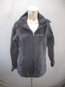 Columbia Interchange Size M Women BLK Full Zip Powder Skirt Snowboard Jacket 465 - Picture 1 of 12