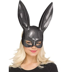 Black Glitter/Bunny Mask - Fun World - Picture 1 of 3