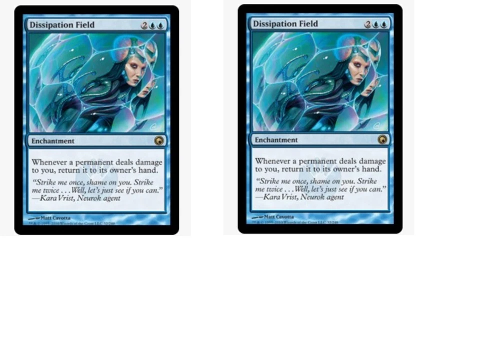 Dissipation Field x 2 + 10 random rares! mtg Christmas gift!! - Image 1 of 1