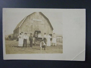Pleasant Hill Barn Horse Buggy Real Photo Postcard RPPC c1910 - Picture 1 of 2