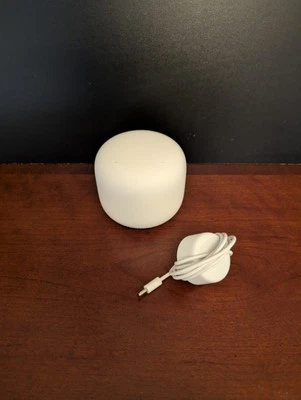 Google Nest Wifi H2E AC1200 Dual-Band Add-On Access Point - Snow - ✅ TESTED ✅ - Image 1 of 4
