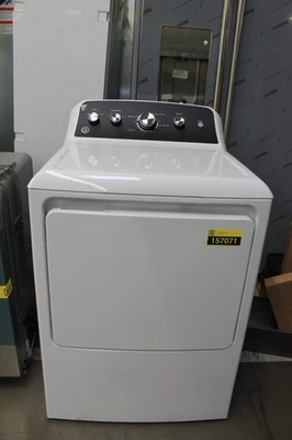 GE GTD48EASWWB 27" White Front Load Electric Dryer #157071 - Image 1 of 4