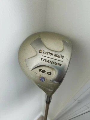 Club de Golf TaylorMade Titanium 12.0 Driver Reg Grafito Eje de Burbuja L-60 Foto 1 de 4