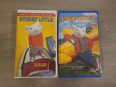 Stuart Little VHS 2000 And Stuart Little 2 Clamshell Case  - Image 1 of 3