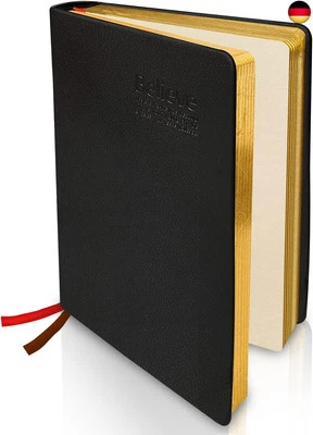 MARKE JOY &AMP; INSPIRATION PU Leder Notizbuch A5 Rückseite 310 Blatt 620 Seiten Vintage Tagebuch, Leere