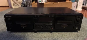 Sony TC-WE475 Dual Cassette Deck Auto Reverse Player Recorder funktionsfähig - Bild 1 von 3