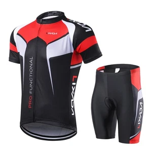 NEW Mens Cycling Short Sleeve Jersey + Padded Road Bike Shorts Clothing Biking - Picture 1 of 41