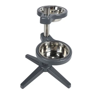 L Adjustable Raised Dog Bowls Stable Strong Bearing Capacity Elevated Feede DW - Picture 1 of 12