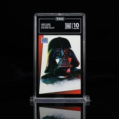 1993 Topps Star Wars Galaxy #4 Darth Vader TAG 10 POP 1 - Image 1 of 2