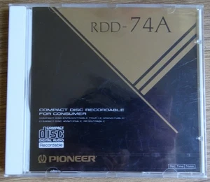 Pioneer RDD-74A Audio CDR Recordable Audio Compact Disc 74min - Brand New Sealed - Picture 1 of 2