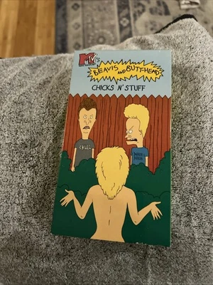 Beavis and Butt-Head - Chicks N Stuff (VHS, 1995) - MTV's 90s Show - 9 Episodes - Image 1 of 3