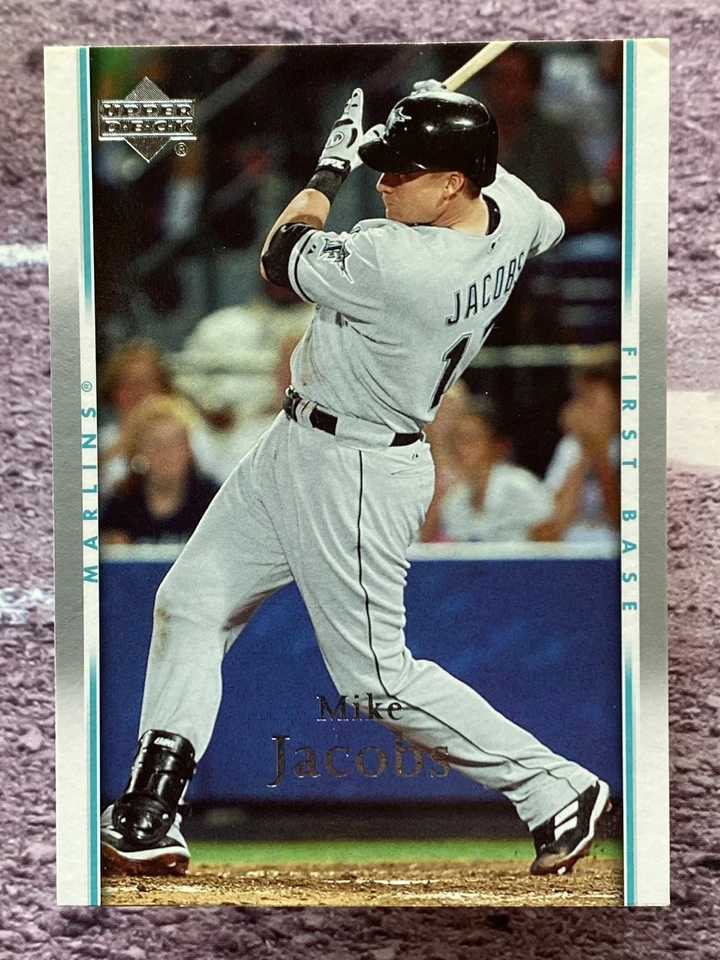 2007 Upper Deck Mike Jacobs #705 Florida Marlins - Image 1 of 2