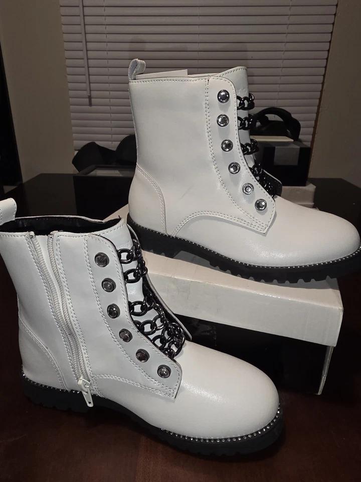 Kurt Geiger London Mini Bax Combat Boots Womens Size 3 NIB - Изображение 1 из 1