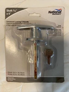 National Hardware Universal Locking T-Handle 5/16”x4” New V7640 N280-610 - Picture 1 of 4